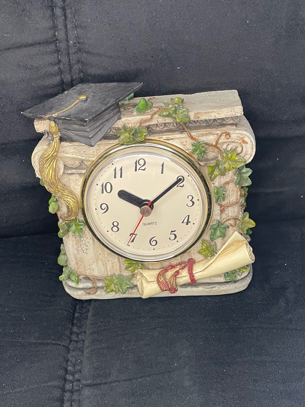 Classic Ceramic Graduation Mantel Clock